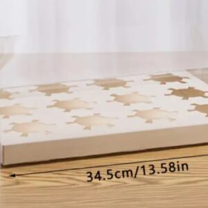12 Clear Cup Cake Box