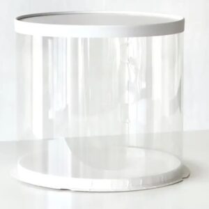 6 Inch Round Clear Cake Box