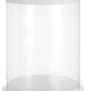 6 Inch Round Clear Cake Box Tall